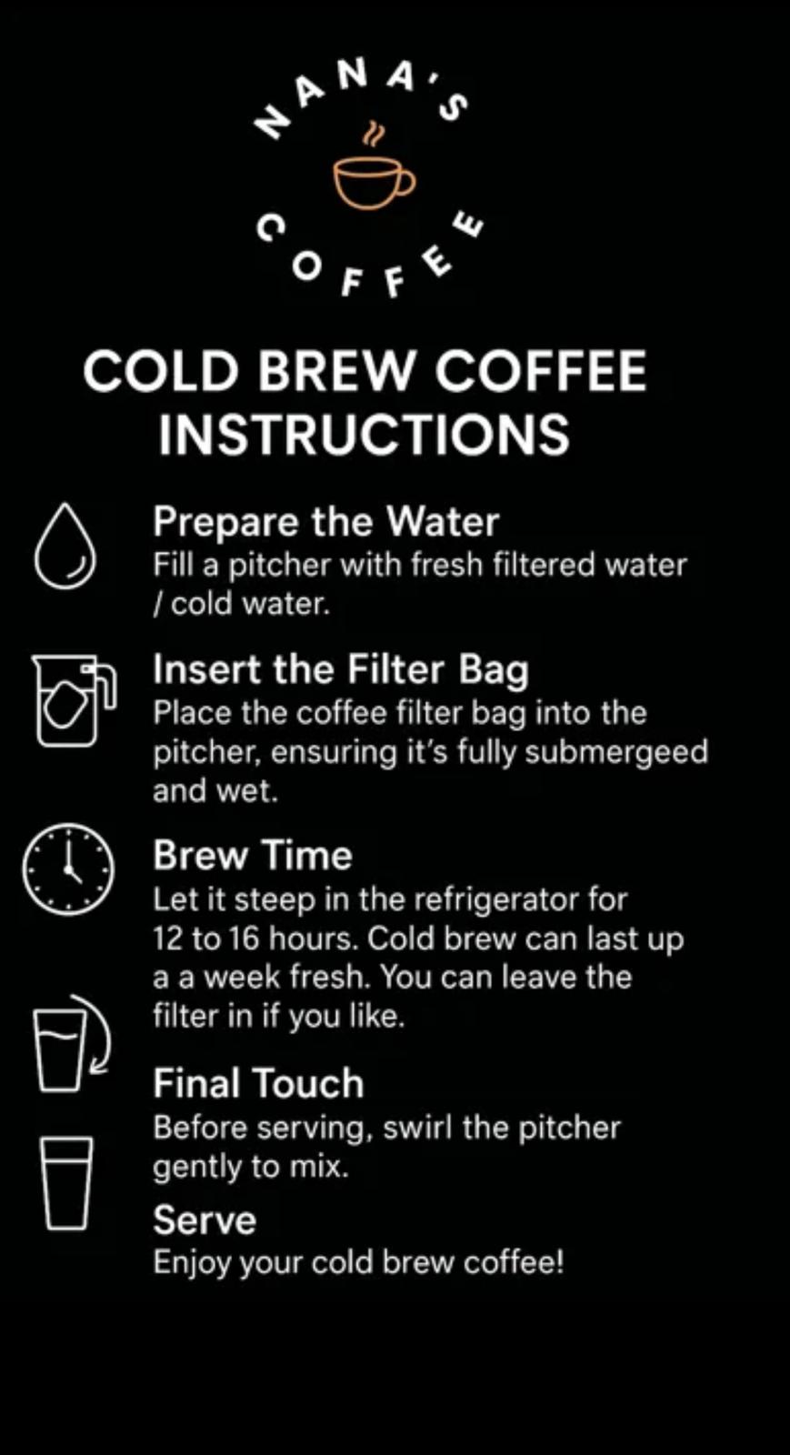 NANA's Cold Brew Inserts DIY